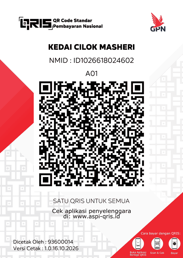 QRIS Kedai Cilok Masheri